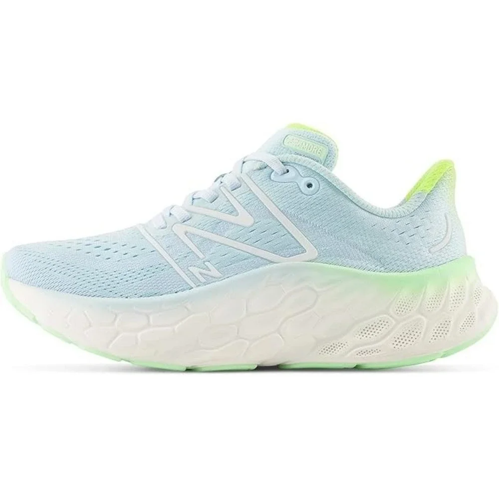 New Balance® (Women's 12 B) Fresh Foam X More v4 Running Shoes, Blue/Green‎ Aura